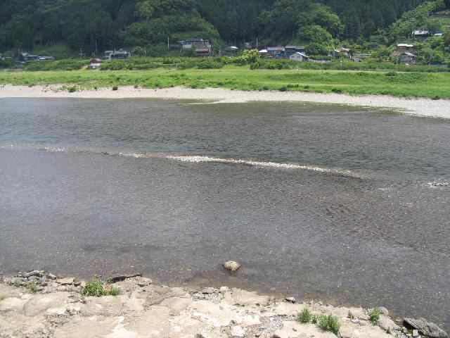 奈良県熊野川、北山川